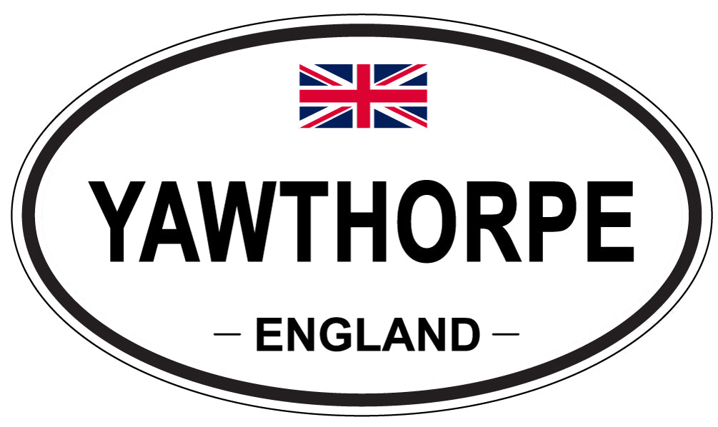 YAWTHORPE, England - Oval Magnet