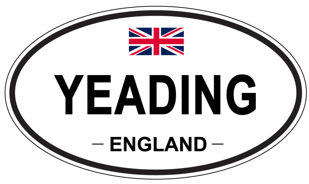YEADING, England - Oval Magnet
