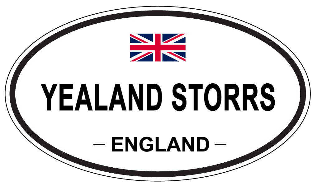 YEALAND STORRS, England - Oval Magnet