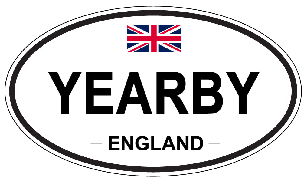 YEARBY, England - Oval Magnet