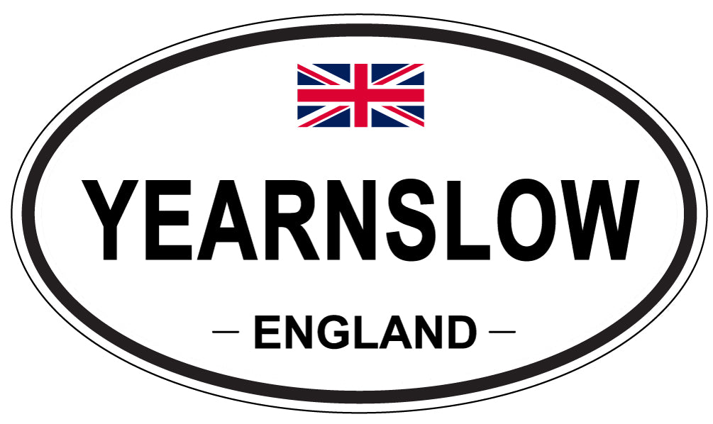 YEARNSLOW, England - Oval Magnet