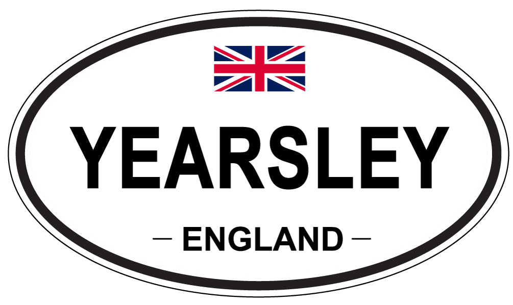 YEARSLEY, England - Oval Magnet