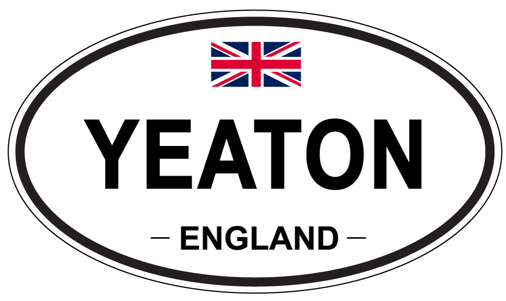 YEATON, England - Oval Magnet