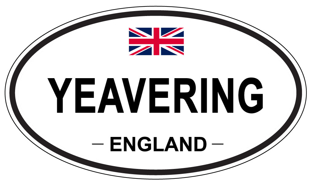 YEAVERING, England - Oval Magnet