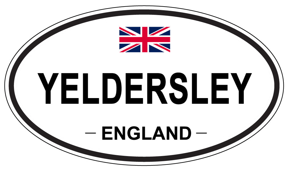 YELDERSLEY, England - Oval Magnet