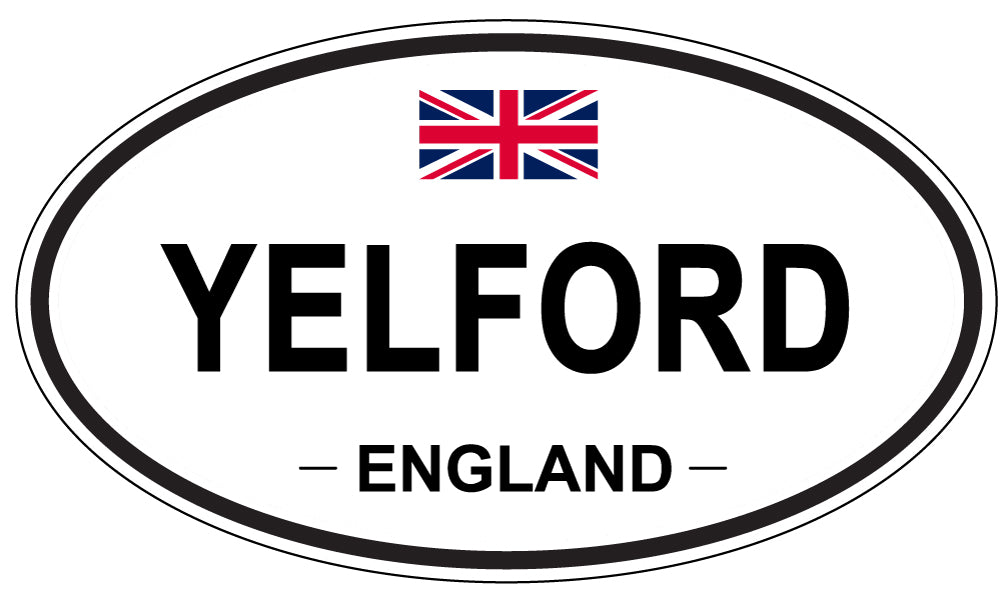YELFORD, England - Oval Magnet
