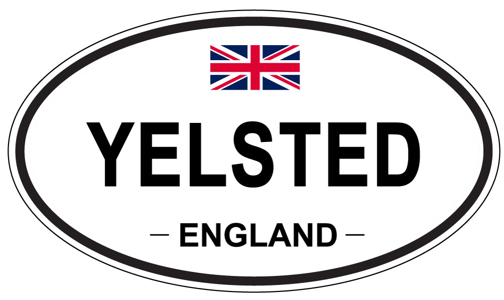 YELSTED, England - Oval Magnet