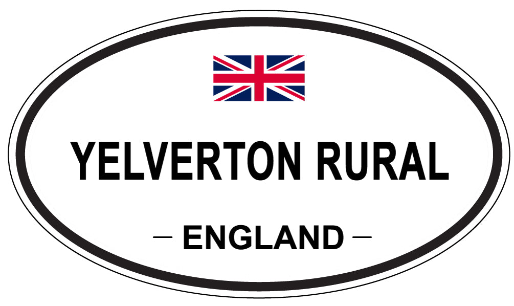 YELVERTON RURAL, England - Oval Magnet