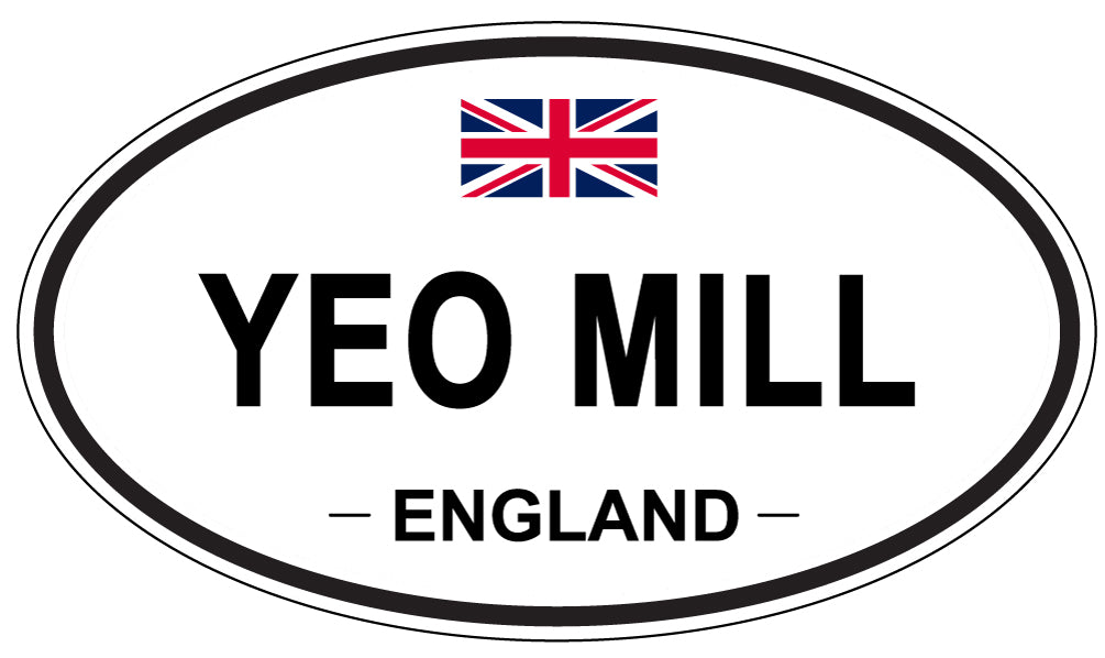 YEO MILL, England - Oval Magnet