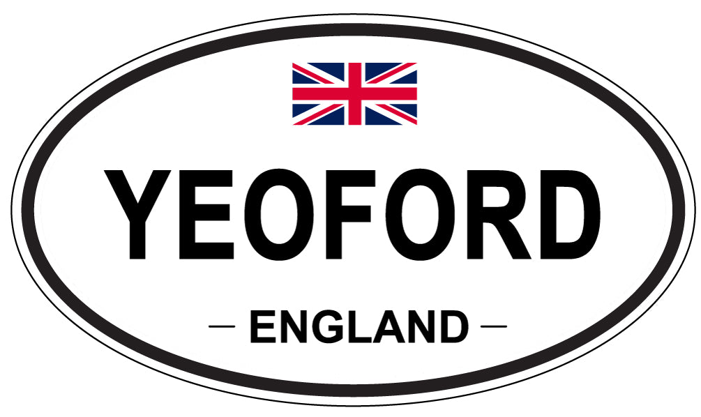 YEOFORD, England - Oval Magnet
