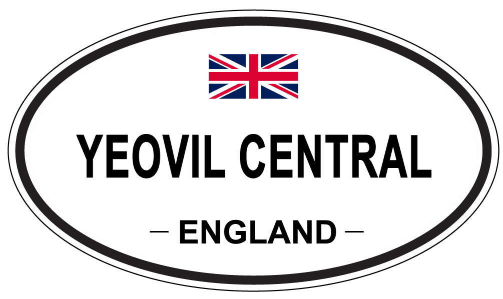 YEOVIL CENTRAL, England - Oval Magnet