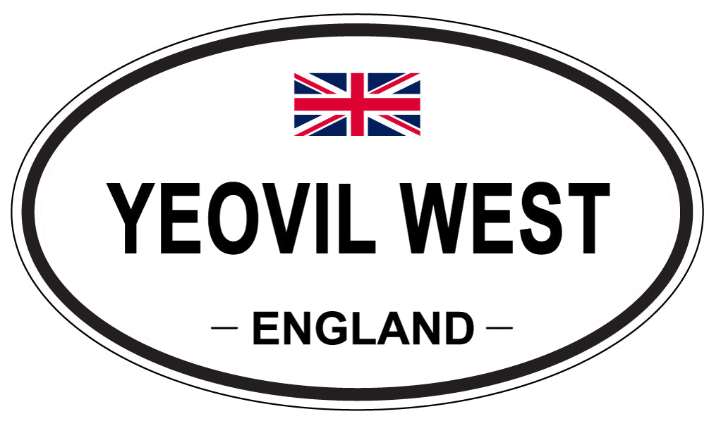 YEOVIL WEST, England - Oval Magnet