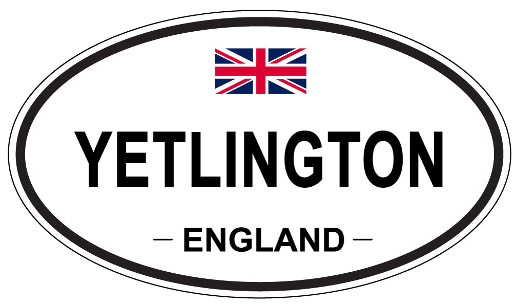 YETLINGTON, England - Oval Magnet