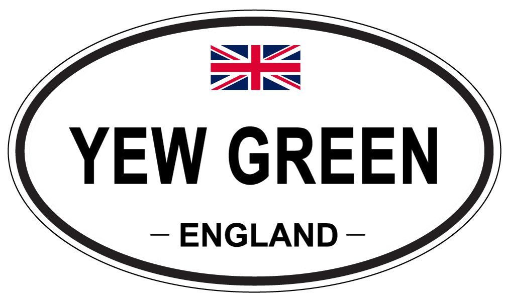 YEW GREEN, England - Oval Magnet