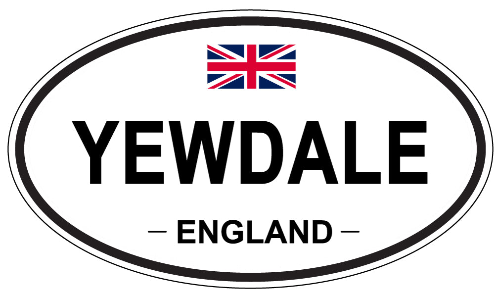 YEWDALE, England - Oval Magnet