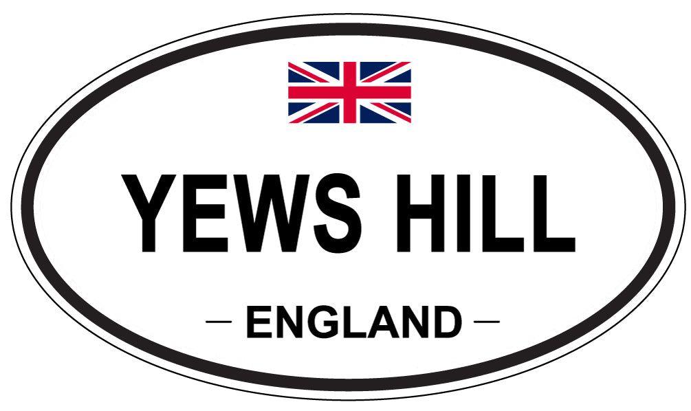 YEWS HILL, England - Oval Magnet