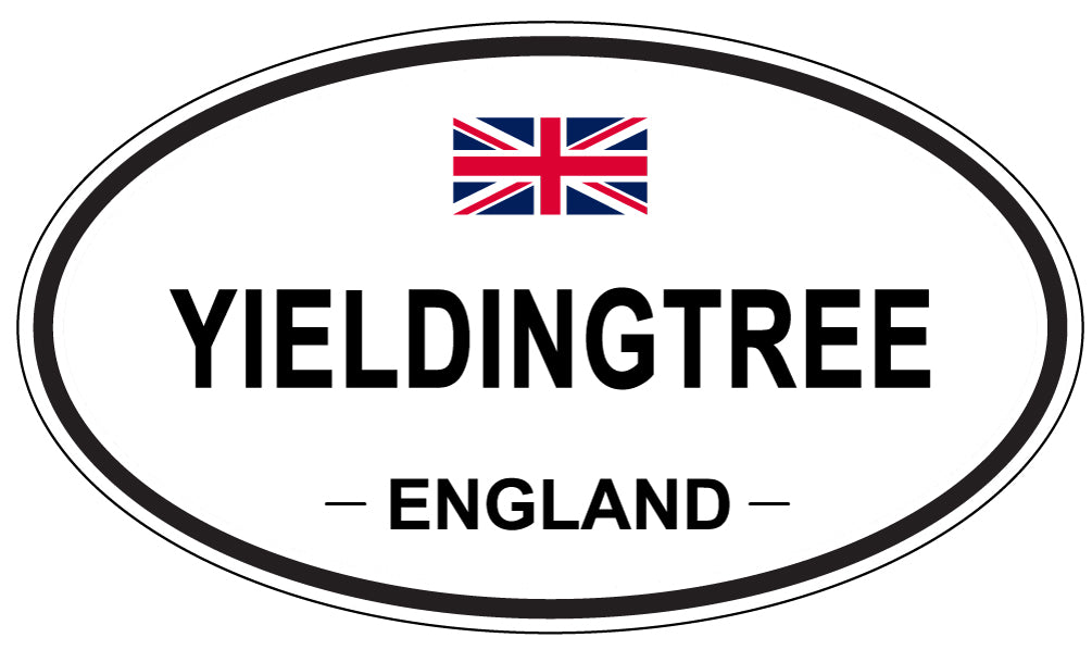 YIELDINGTREE, England - Oval Magnet