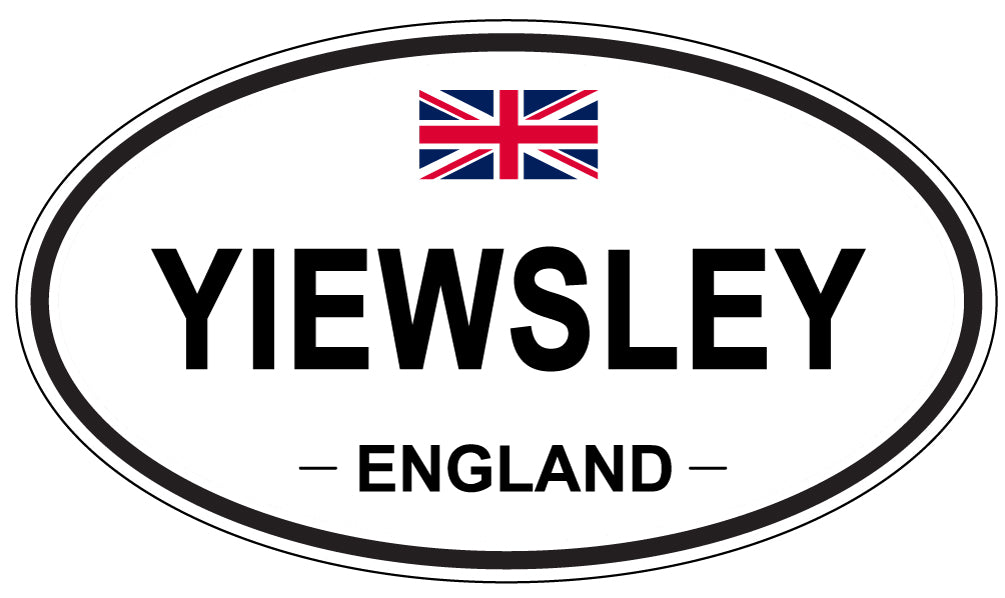 YIEWSLEY, England - Oval Magnet