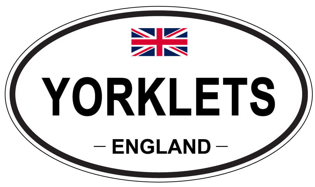 YORKLETS, England - Oval Magnet