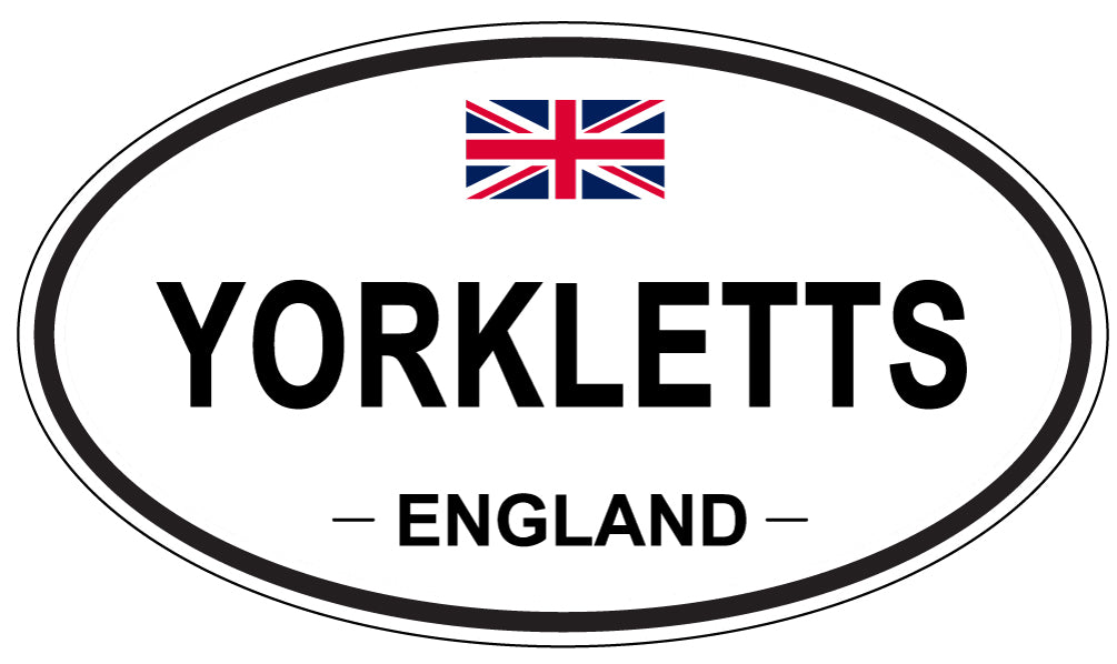 YORKLETTS, England - Oval Magnet