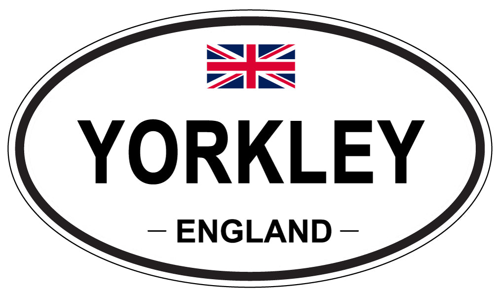 YORKLEY, England - Oval Magnet