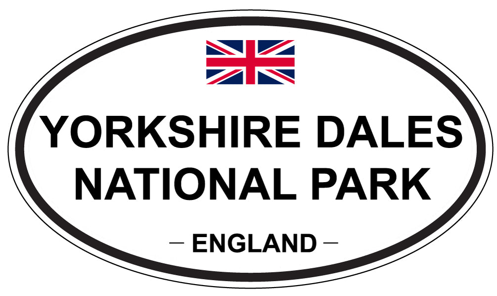 YORKSHIRE DALES NATIONAL PARK, England - Oval Magnet