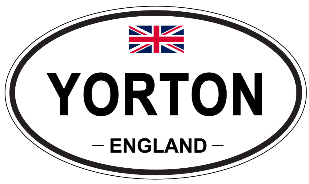 YORTON, England - Oval Magnet