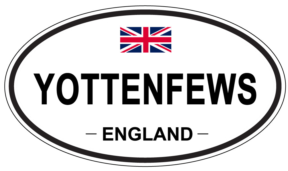 YOTTENFEWS, England - Oval Magnet