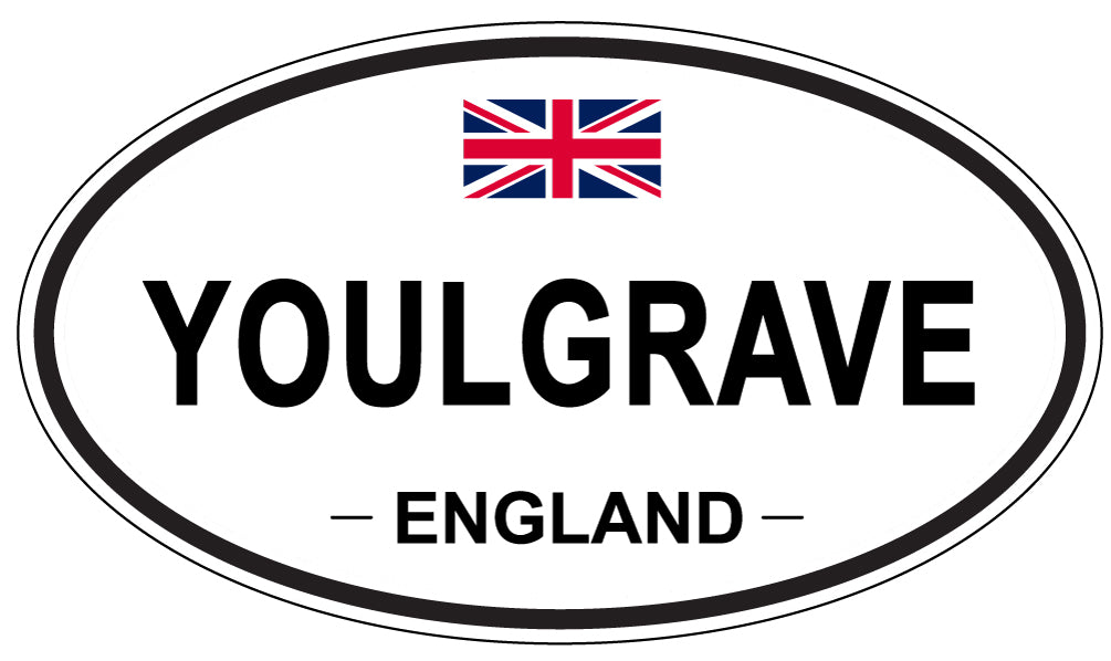 YOULGRAVE, England - Oval Magnet