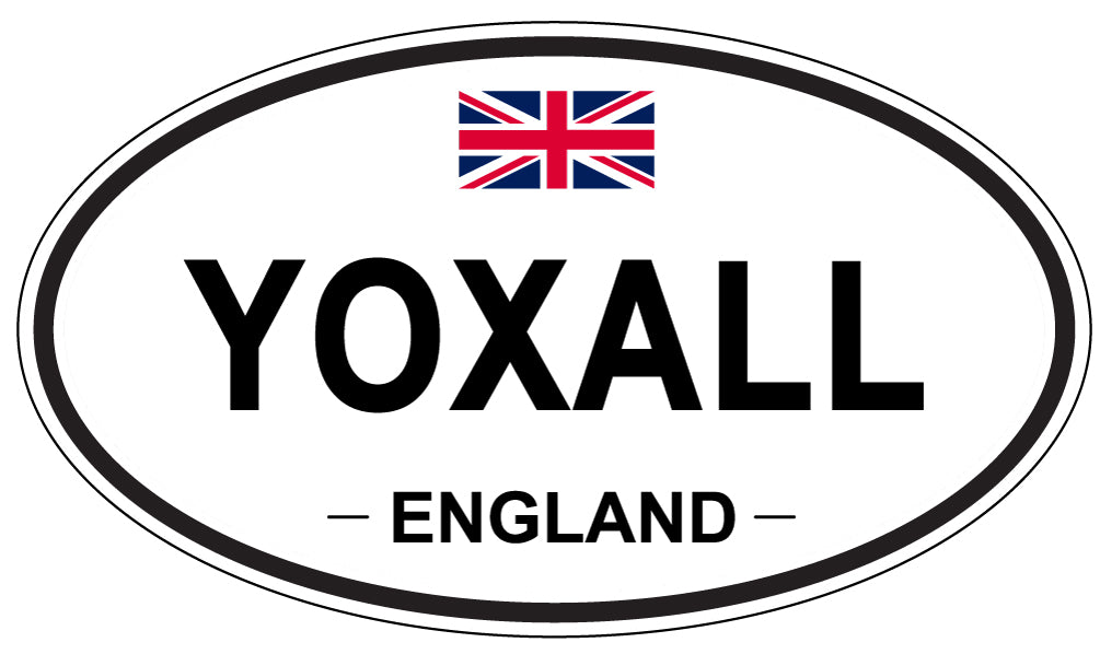 YOXALL, England - Oval Magnet