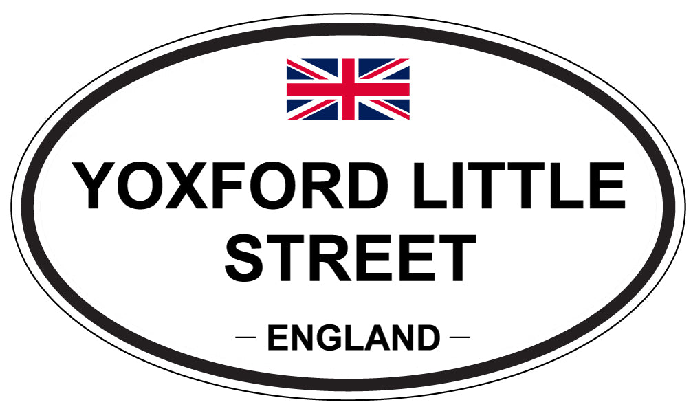 YOXFORD LITTLE STREET, England - Oval Magnet
