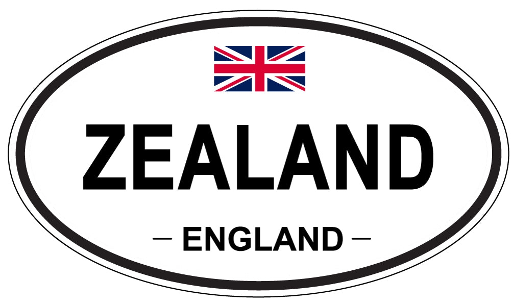 ZEALAND, England - Oval Magnet