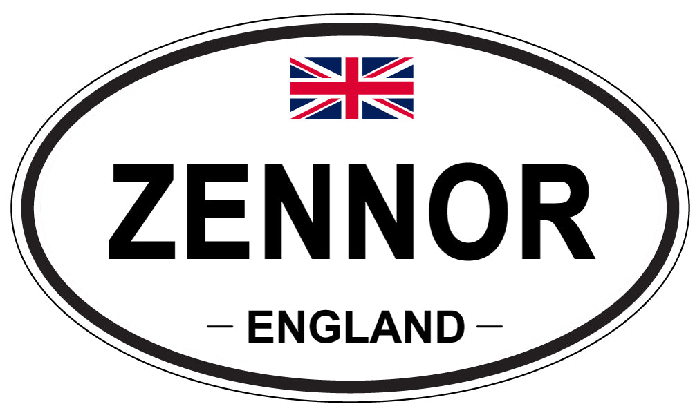ZENNOR, England - Oval Magnet
