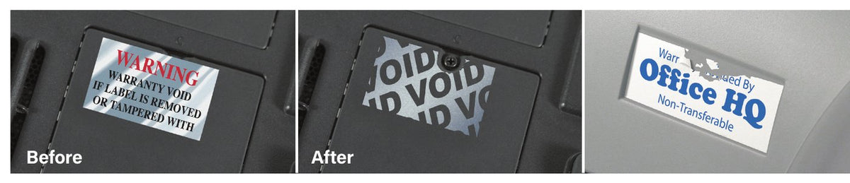 Destructible Tamper-Evident Decals