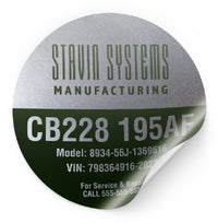 Chrome Polyester Decals example 2