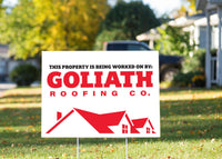 Economy Corrugated Signs