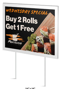 4-Color Process Corrugated Signs
