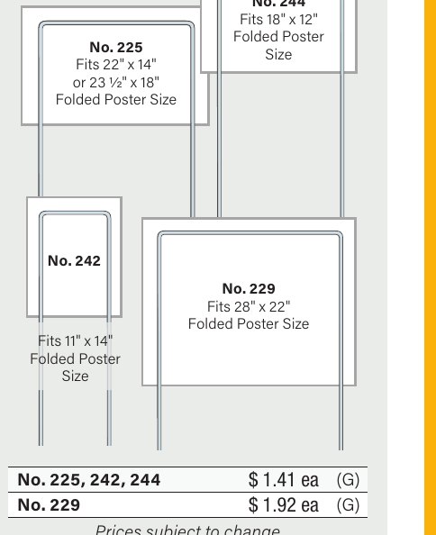 Steel Wire Sign Frames