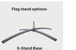 X-Stand Flag Base