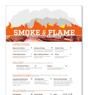 Plastic Menus