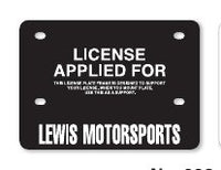 Motorcycle License Plates example 7