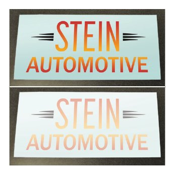 Digitally Printed Pro-Cut Vinyl Decals example 2
