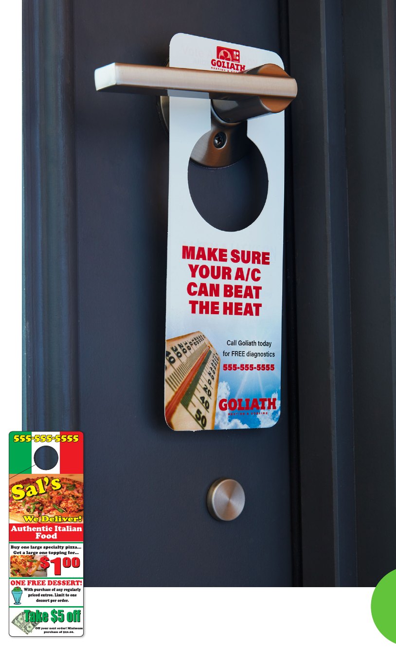 Spot Color Door Knob Hangers