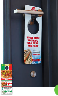 4-Color Process Door Knob Hangers