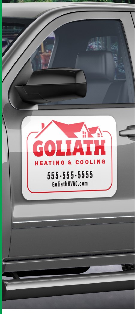 Spot Color Magnetic Signs