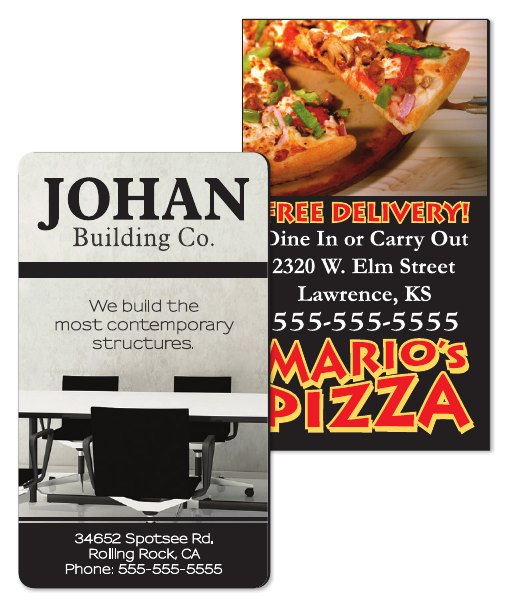 4-Color Process Business Card Magnets — 3 Day