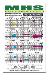 Calendar Magnets example 2