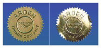 Embossed Roll Labels example 2