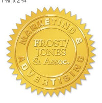 Embossed Roll Labels example 4