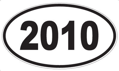 2010 - Oval Sticker